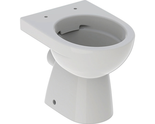 Stand-WC GEBERIT Renova Tiefspüler ohne Spülrand manhattan ohne WC-Sitz 500799001