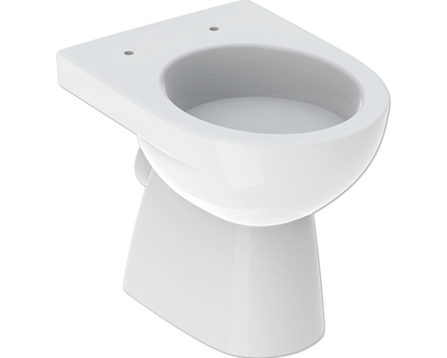 GEBERIT Stand-WC Renova Tiefspüler mit Spülrand weiß glänzend KeraTect® Spezialglasur ohne WC-Sitz 500810018