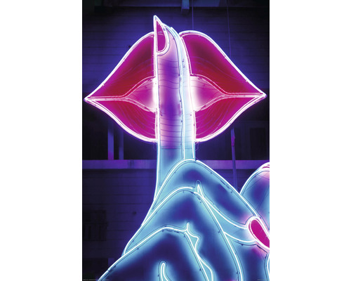Maxiposter Neon Lips 61x91,5 cm