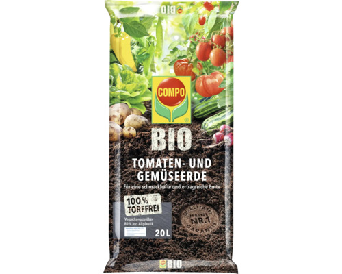 Tomaten-und Gemüseerde COMPO BIO torffrei 20 L