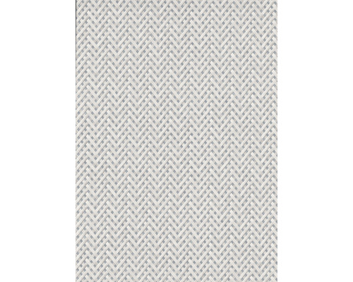 Textiltapete mit Fischgrätmuster