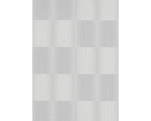 Vliestapete 10214-31 Code Nature Geometrisch Streifen grau Tapete mit Streifenmuster in Schachbrettanordnung