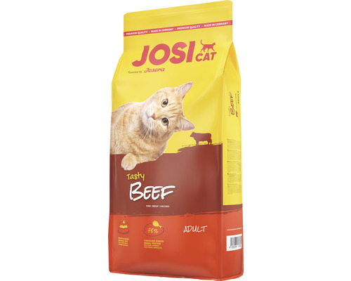 Katzenfutter trocken Josera JosiCat Tasty Beef 10 kg Josi Cat Trockenfutter Tasty Beef für erwachsene Katzen