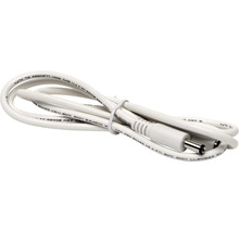 Weißes Verbindungskabel mit Rundstecker