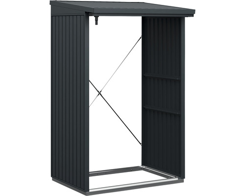 Kaminholzunterstand Hörmann EcoStar Trend-V Typ 1 122,7 x 102,5 x 198,0 cm anthrazit-0