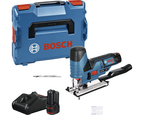 Akku Stichsäge Bosch Professional GST 12V-70 inkl. 2x Akku (3.0Ah) und Ladegerät Bosch Akku Stichsäge mit Akku, Ladegerät und Koffer