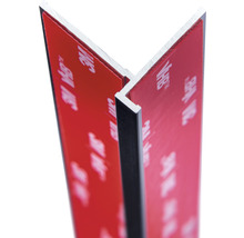 Aluminium-Eckprofil mit Klebeband