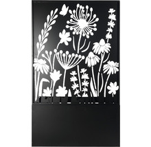 Pflanzkübel Raumteiler Esschert’s Garden Metall 100 x 39 x 140,5 cm schwarz