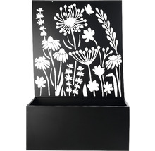 Pflanzkübel Raumteiler Esschert’s Garden Metall 100 x 39 x 140,5 cm schwarz