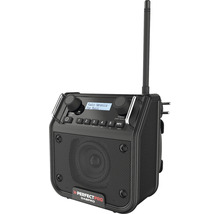Baustellenradio PerfectPro DABPRO, DAB+ und UKW-Empfang, AUX-Eingang, MP3, Bluetooth, Stoßfest, IP54, DPR2