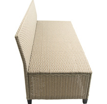 Dining-Set Gartenmöbelset Loungeset 9 -Sitzer bestehend aus: Dreisitzer-Sofa,2 Hocker,Tisch,inkl, Auflagen Polyrattan Stahl Beige-thumb-12