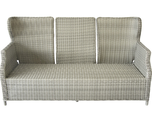 Dreisitzer-Gartensofa aus Rattan