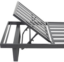 Loungeset Largo bellavista 5-Sitzer inkl. Auflagen Aluminium hellgrau