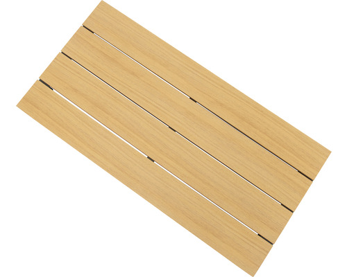 Holzfliese mit gerader Kante für den Außenbereich
