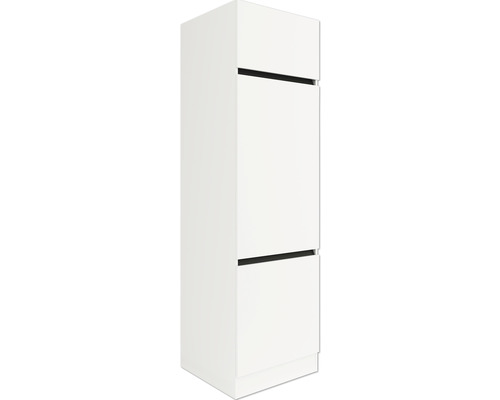 Kühlumbauschrank für 88er Einbaukühlschrank Optifit Luca932 BxTxH 60 x 57,1 x 206,8 cm Frontfarbe weiß matt Korpusfarbe weiß