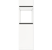 Optifit Backofen/Kühlumbauschrank für 88er Einbaukühlschrank Luca932 BxTxH 60 x 57,1 x 206,8 cm weiß matt zerlegt Anschlag reversibel KLLU HOMK660-0+