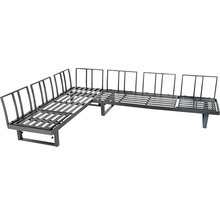 Loungeset Largo bellavista 5-Sitzer inkl. Auflagen Aluminium hellgrau