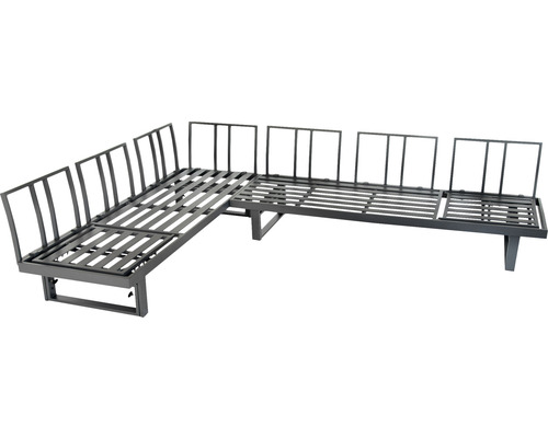 Ecksofa-Gestell aus Metall mit Lattenrost