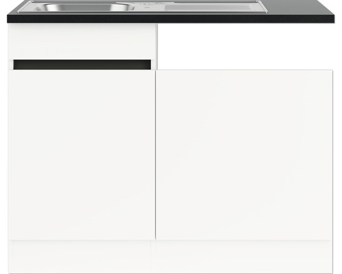 Küchenunterschrank mit Spüle und zwei Türen
