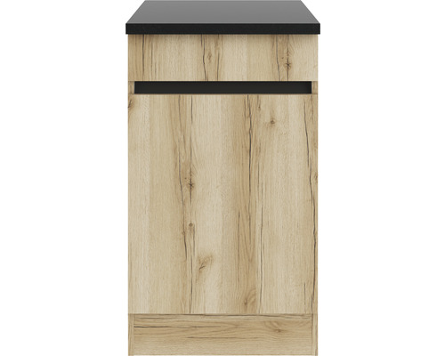 Waschtischunterschrank mit Holzoptik und Schublade