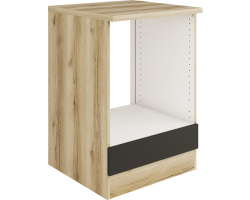 Küchenunterschrank mit Schublade und Holzdekor
