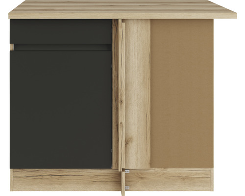 Detailansicht eines Möbelstücks mit Schubladen