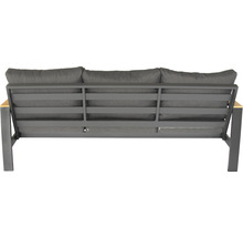 Gartensofa mit Aluminiumrahmen und Polsterkissen