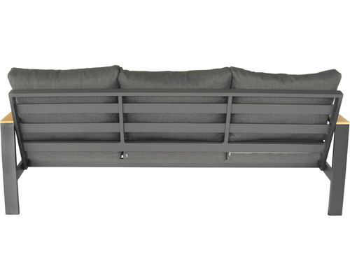 Gartensofa mit Aluminiumrahmen und Polsterkissen