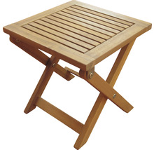 Gartenliege Sonnenliege mit Tisch 184 x 54 x 65 mm Holz holz inkl. Kissen