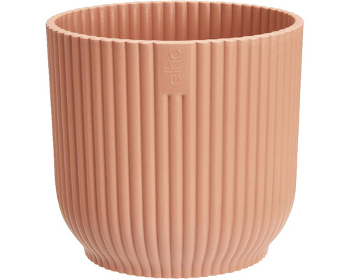 Übertopf elho Vibes fold rund mini Kunststoff Ø 9,3 cm H 8,8 cm rosa