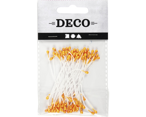 Dekorationselemente mit Tropfenform in Verpackung