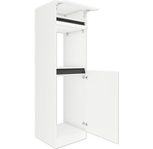 Optifit Backofen/Kühlumbauschrank für 88er Einbaukühlschrank Luca932 BxTxH 60 x 57,1 x 206,8 cm weiß matt zerlegt Anschlag reversibel KLLU HOMK660-0+
