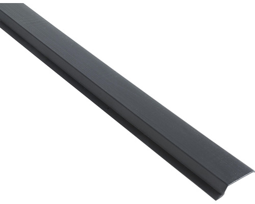 Noppenbahnprofil Kunststoff schwarz 2000 x 25 x 80 mm Noppenbahnprofil Kunststoff schwarz 2000 x 25 x 80 mm