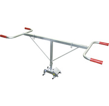 Pflasterverlegehilfe mit vier Griffen
