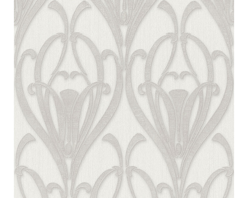 Vliestapete 38091-4 Mata Hari Barockornament grau Tapete mit floralem Muster