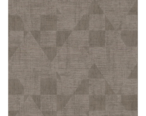 Vliestapete 38196-4 Titanium 3 Retromuster braun Tapete mit geometrischem Muster aus Dreiecken und Quadraten