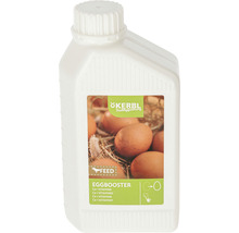 Kerbl Eggbooster Ergänzungsfuttermittel für Hühner in einer weißen Flasche