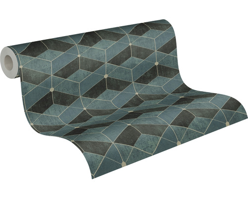 Tapetenrolle mit geometrischem Muster