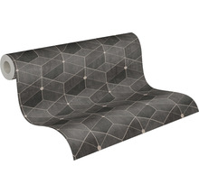 Vliestapete 38202-4 Titanium 3 Rautenmuster braun
