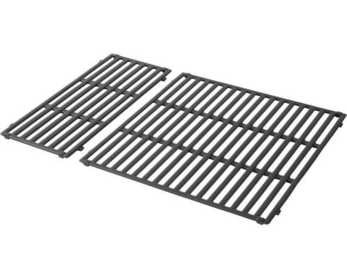 Hongso Verstellbarer Grillrost Aus Gusseisen - Universeller Ersatzrost Für Gasgrills, Porzellanbeschichtet, 35,6-50,8 Cm Länge