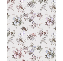Tapete mit Vogel- und Blumenmuster