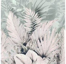 Illustration mit tropischen Blättern als Motiv für eine Tapete
