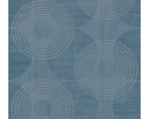 Vliestapete 37832-5 Attractive Kreise blau