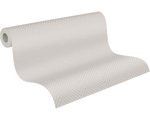 Tapetenrolle mit geometrischem Rautenmuster