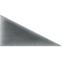 Wandkissen Set Riviera Dreieck grau Samt-Optik 30 x 15 cm links 2 Stk