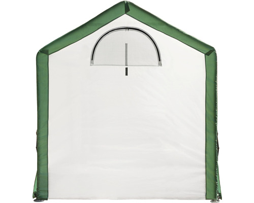 Gewächshaus mit Folie und Fenster