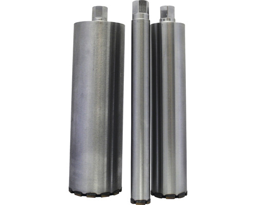 Drei Kernbohrer für Bohrmaschinen