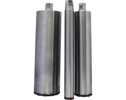 Drei Kernbohrer aus Metall