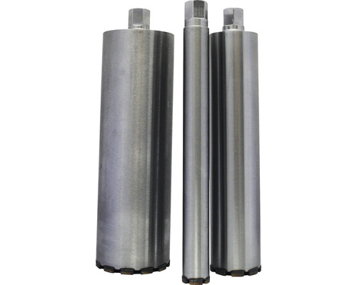 Drei Kernbohrer aus Metall