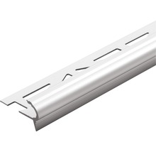 Treppenstufenprofil Dural Florentostep Aluminium Silber Länge 100 cm Höhe 9 mm-thumb-0